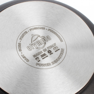 415.20 Кастрюля с антипригарным покрытием, 20 см, 3.5 л, литой алюминий с алмазным порошком, черный item