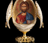 Яйцо-икона Христос, белое, Credan S.A., 350084