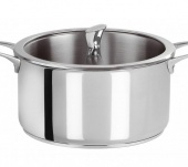 Кастрюля со стеклянной крышкой, Casteline, 22 см, Cristel