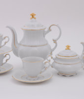 Кофейный сервиз 15/6 Соната "Отводка золото", 1139, Leander