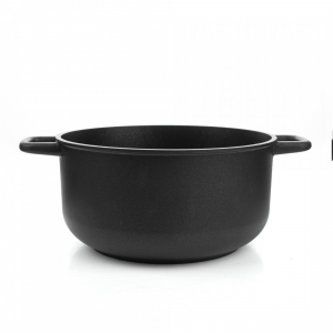 415.24 Кастрюля с антипригарным покрытием, 24 см, 5.3 л, литой алюминий с алмазным порошком, черный item