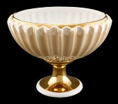 Чаша "Афины", белый с бежевым и золотом, Ahura