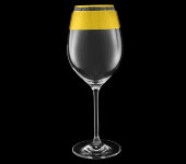 Бокалы для вина "Celebration - Золтые пирамиды" 470 мл, 6 шт, Rona