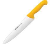 Нож кухонный, "Шеф" 25 см, рукоятка - желтая, Arcos