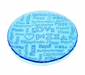 IVV Блюдо I love pizza голубое 33 см