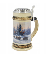 Пивная кружка "Wildschwein", 0.5 л, керамика, 93396, Artina