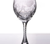 Бокалы для белого вина "Романтика", набор 6 шт, хрусталь, Arnstadt Kristall