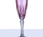 Бокал для шампанского "Pink", платина, набор 6 шт, 104086, Precious, Италия
