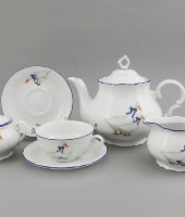 Чайный сервиз 15/6 Верона "Гуси", 0807, Leander