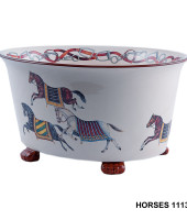 Кашпо овальное "Лошади", 11131, San Marco