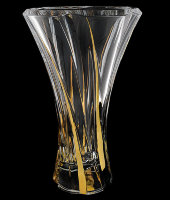 Ваза 32см "Оклахома"с золотом, Aurum Crystal s.r.o.