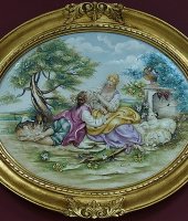 Барельеф "Сельский пейзаж", Porcellane Principe