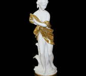 Скульптура "Дама с накидкой", Tiche Porcellane