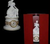 Часы "Азия", с чемоданом, Tiche Porcellane