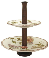 Двухъярусная ваза для фруктов "Сады Флоренции", LCS   