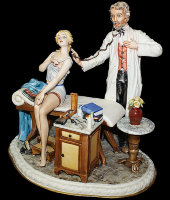 Статуэтка "Врач с пациентом", La Medea