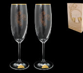 Бокалы для шампанского "Свадебные и парные наборы - Свадебные" (2 шт.), Rona  