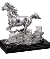 Набор для водки "Бегущая лошадь", Chinelli