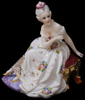 Статуэтка "Дама в кресле", Elite & Fabris