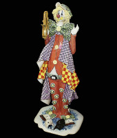 Статуэтка "Клоун стоящий с саксофоном", Zampiva