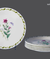 Набор тарелок Деко 21.5 см, 6 шт «Филд Флауэр», Hankook