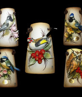 Декор на стену "Птичка на цветах", Artigiano Capodimonte