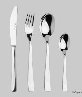 Набор столовых приборов 24/6 "Гамма" Ирайд, Pinti 1929, Италия