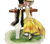 Скульптура "Пара сидящая на скамейке", Zampiva