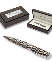 Письменный набор в деревянной шкатулке, Linea Argenti