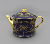 Чайник 0,4 л, D411, Виндзор (Windzor), Золотые листья, фиолет, Leander