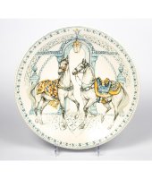 Блюдо для пасты "Лошади солнца", Gien   