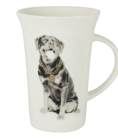 Кружка Собака с медальоном в подарочной упаковке