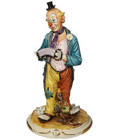 Статуэтка "Клоун с гормошкой", La Medea