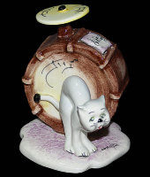Скульптура "Кошка и барабан", Zampiva