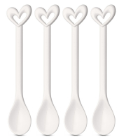 Набор из 4 ложек SUSI KOZIOL, белый