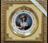 Панно с тарелкой "Дама в шляпе", Arte Casa