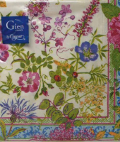 Салфетки бумажные "Многоцветие", Gien  