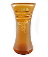 Ваза 30см коричневая "Бантик", Egermann
