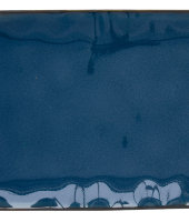 Тарелка прямоугольная большая (синий) Interiors без инд.упаковки