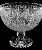 Салатник на ножке 25.5 см, хрусталь, Aurum Crystal s.r.o.