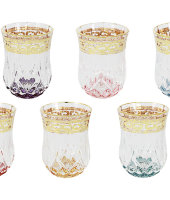Набор: 6 стопок для водки Цветная Флоренция