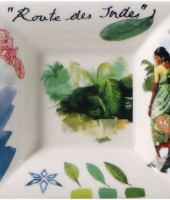 Блюдо конфетти квадратное малое "Индия", Gien 