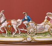 Статуэтка "Дама в карете", Porcellane Principe