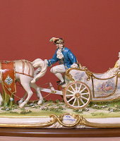 Статуэтка "Дама в карете", Porcellane Principe