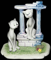 Скульптура "Кот и кошка на свидании", Zampiva