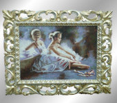 Картина "Балерина отдыхает", 60х90 см, Bertozzi Cornici