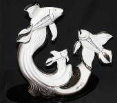 Статуэтка "Рыбки", Ceramiche Ferraro