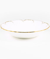 Набор салатников "Белый с золотом", 16 см, Narumi