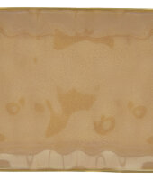 Тарелка прямоугольная большая (коричневый) Interiors без инд.упаковки