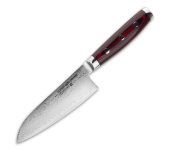 Нож Сантоку 12.5 см, серия "GOU 161" (161 слой) дамасская сталь, Yaxell
